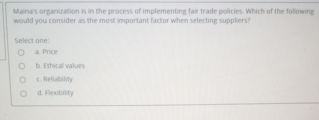 Maina's organization is in the process of