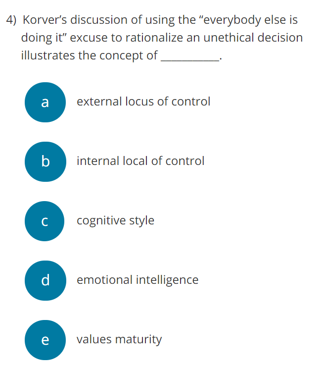 4) Korver's discussion of using the 