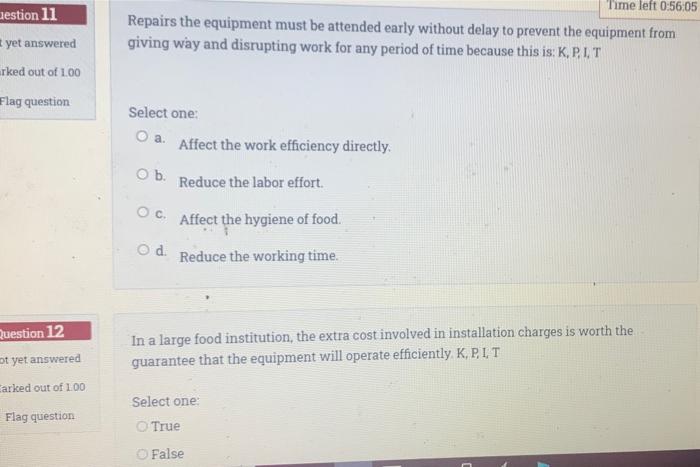 I just want the answer, please hurry up Time left