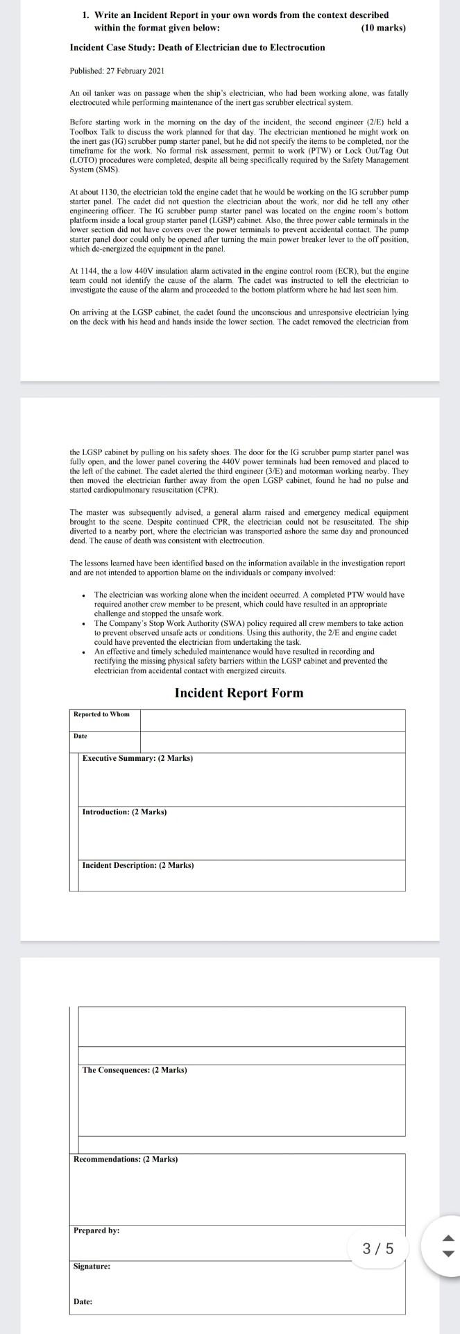 Please answer as soon as possible 1. Write an