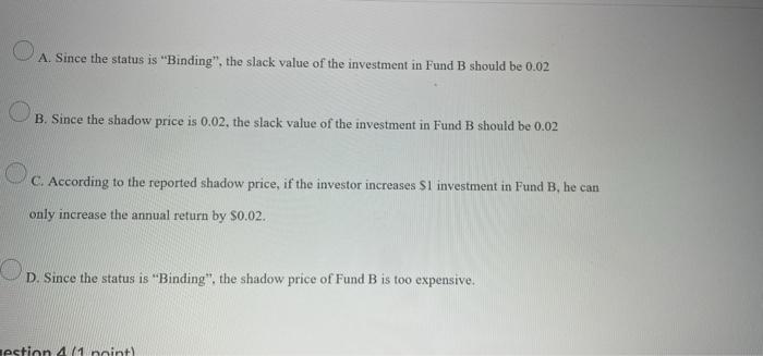 Question 3 (1 point) 3. An investor has $40,000