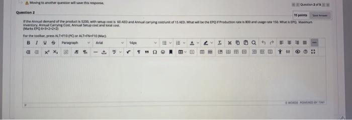 Moving to another son ile this response Question