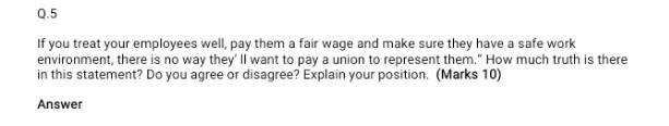 0.5 If you treat your employees well, pay them a