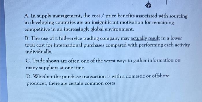 i need full explantion for this true /false