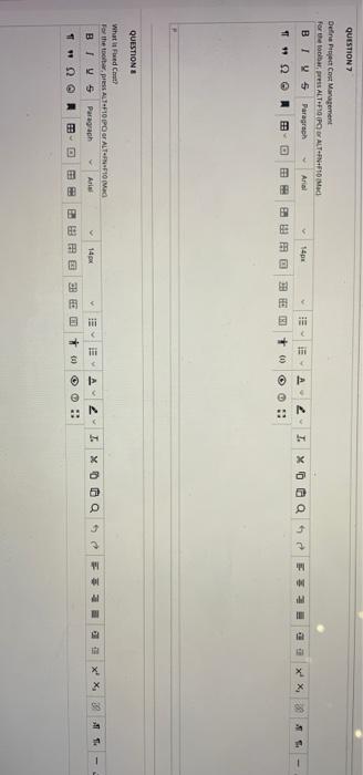 QUESTION Deine et Cost Management for the toolba