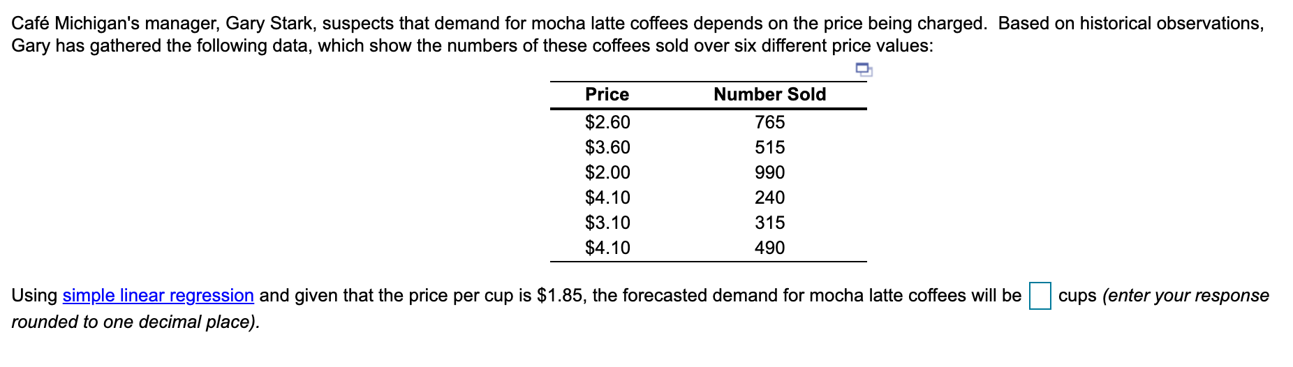 Caf Michigan's manager, Gary Stark, suspects that