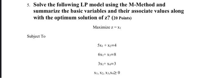 solve this problem by (simplex method tableau )