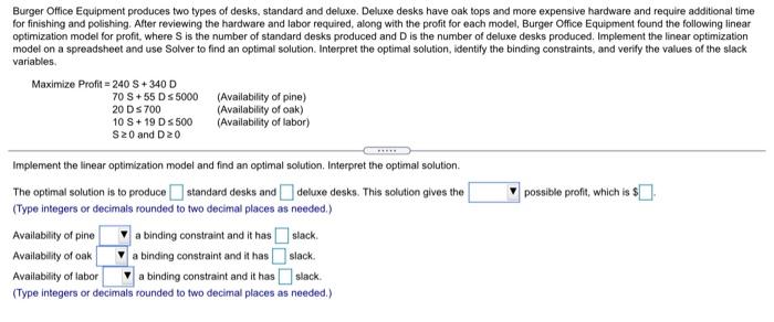 Please help with question 1. 2. Burger Office