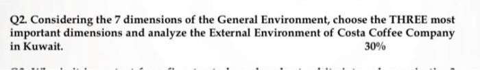 Q3. Why is it important for a firm to study and
