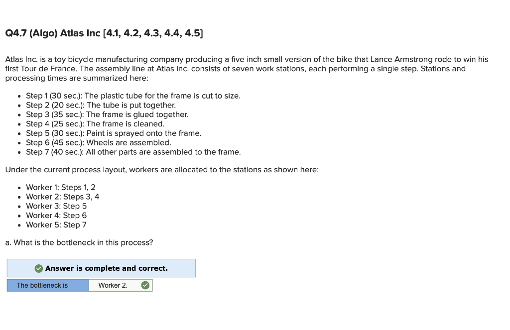please answer asap thank you! Atlas Inc. is a toy