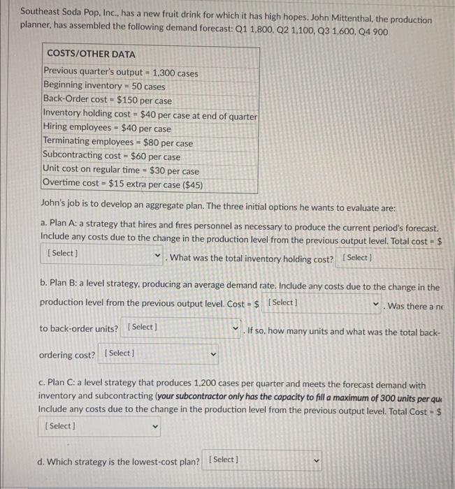 Southeast Soda Pop, Inc., has a new fruit drink