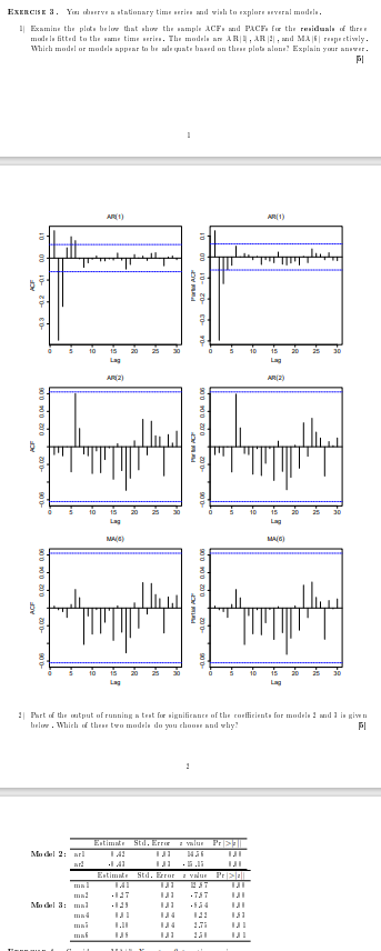 EXERCISE 3. You durven stationary time wind wiele