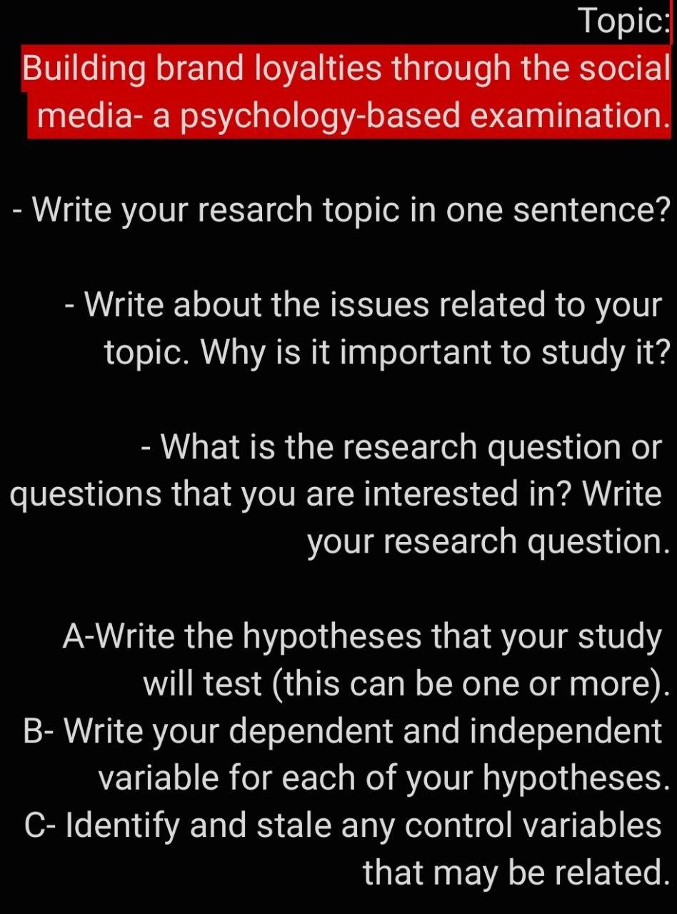 Please answer all of these instructions step by