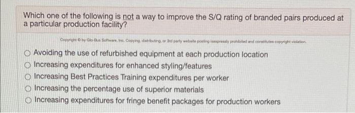 Which one of the following is not a way to