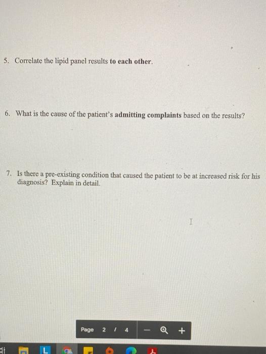 Clinicla chemistry case study EcnVMHVxwth