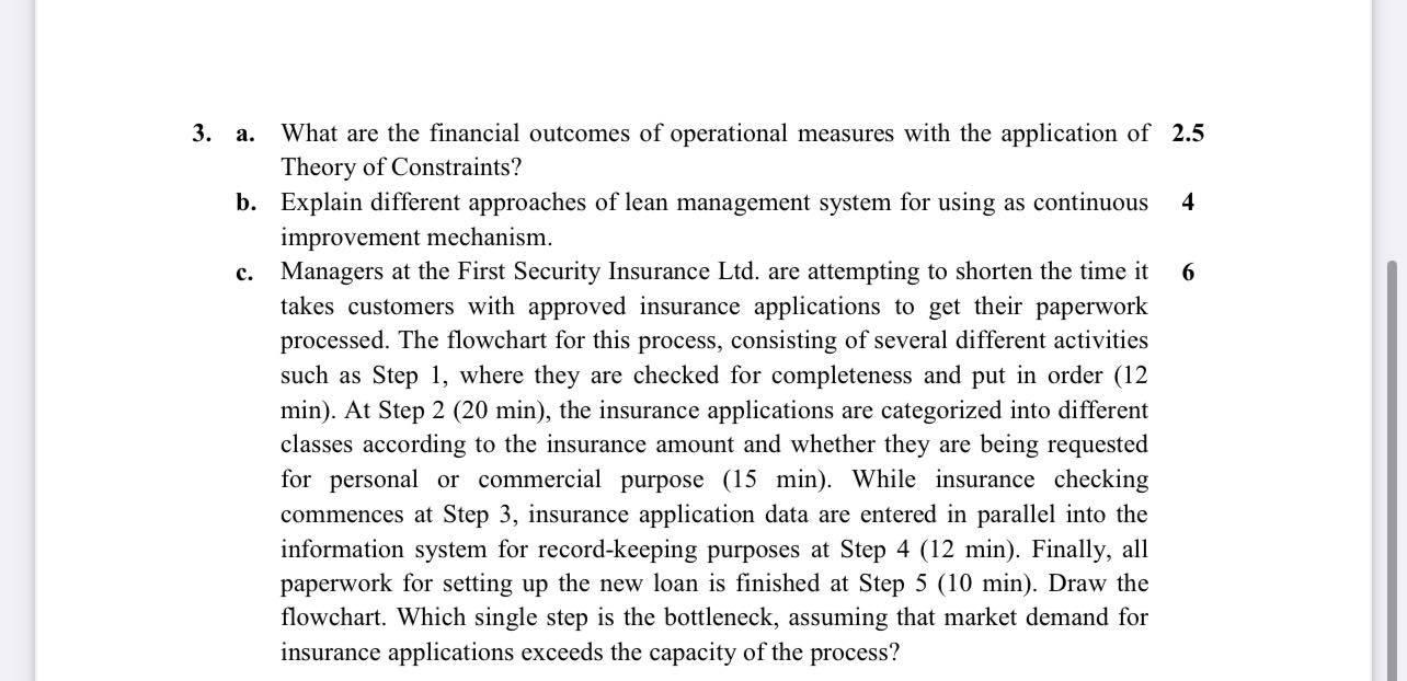 3. a. 4 What are the financial outcomes of