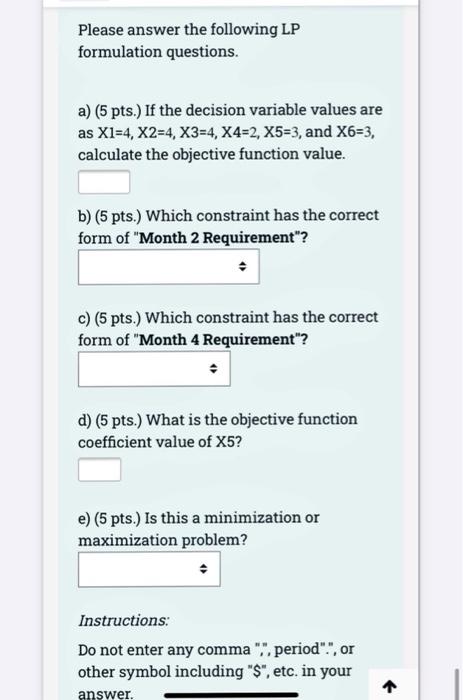 e) (5 pts.) Is this a minimization or