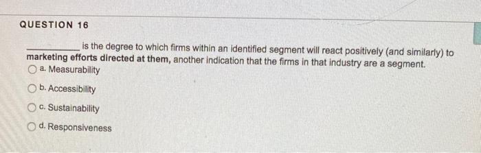 I just need the multiple choice answer for these