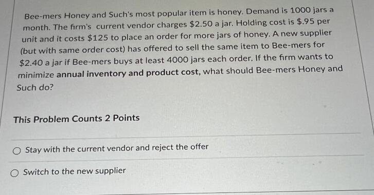 Bee-mers Honey and Such's most popular item is