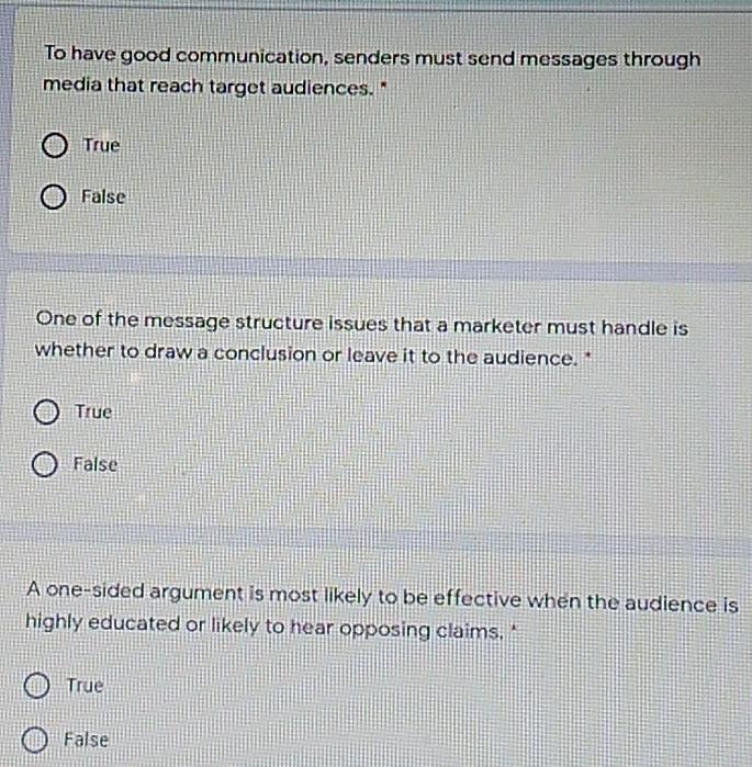 To have good communication, senders must send