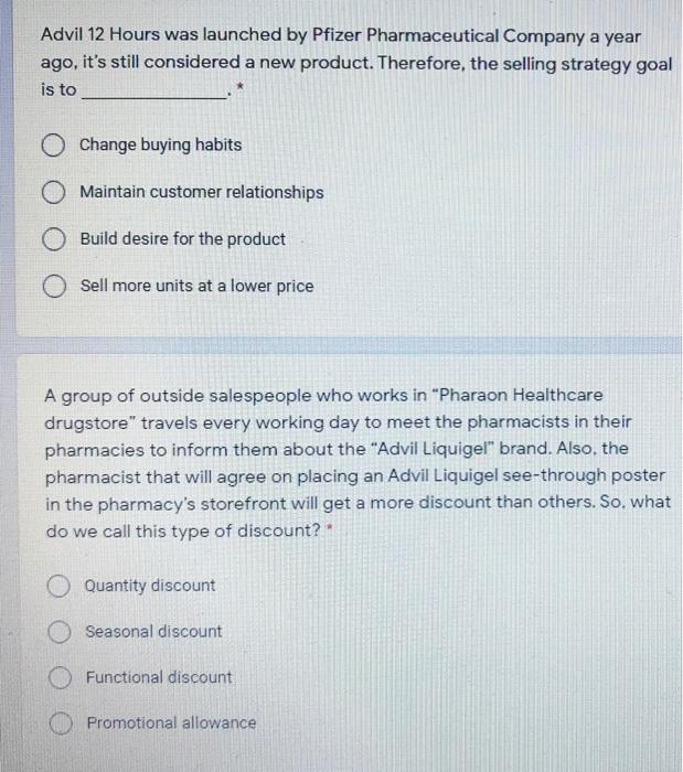 Advil 12 Hours was launched by Pfizer
