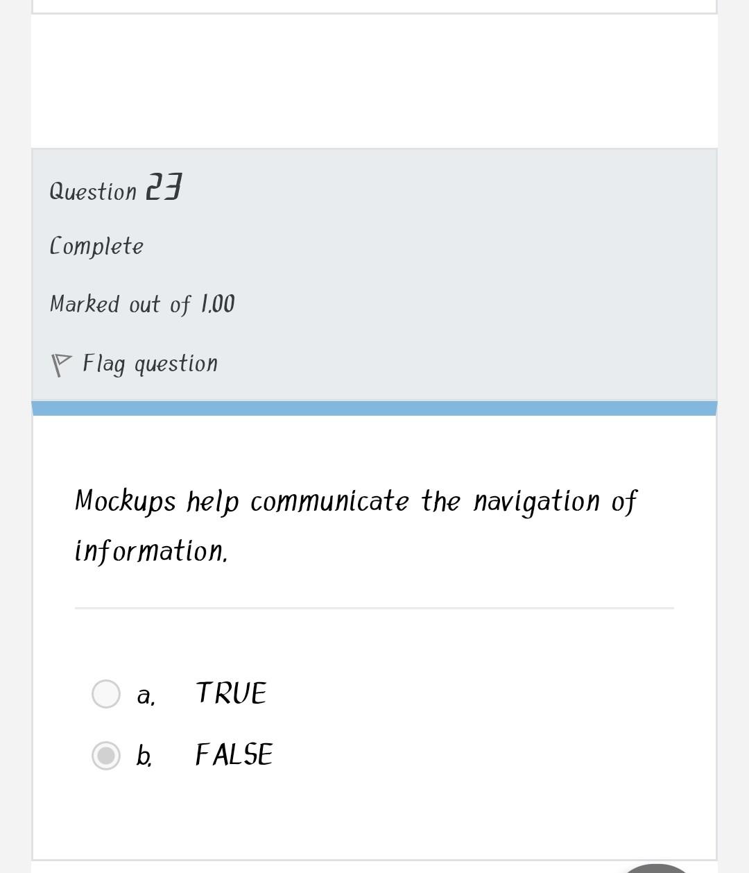 Mockups help communicate the navigation of