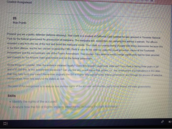 Due process at the federal and state level. Due