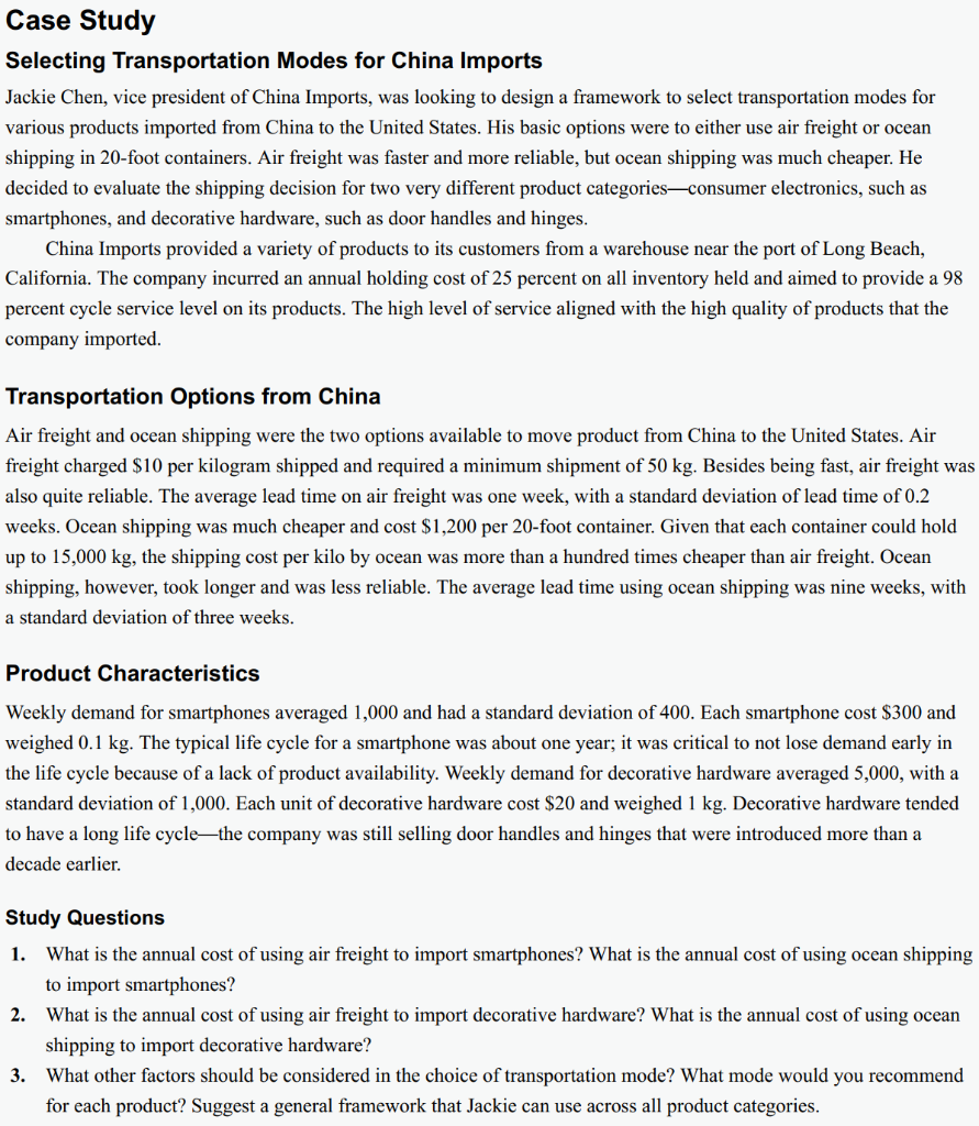 Answer by using all/most factors given in the