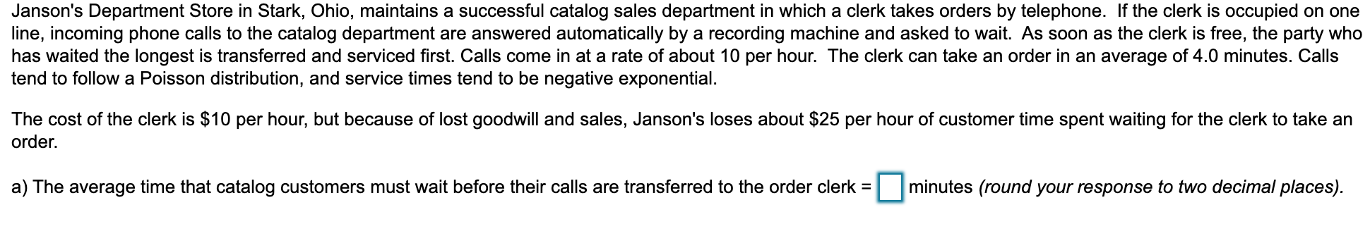 Janson's Department Store in Stark, Ohio,