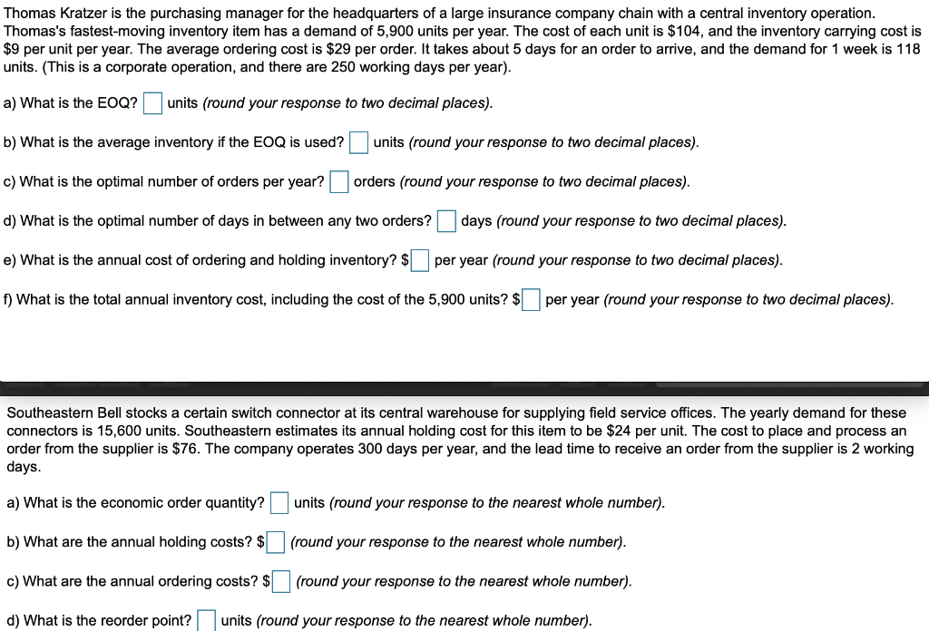 Thomas Kratzer is the purchasing manager for the