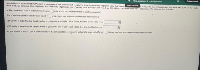 this is the full question Submit test The 10