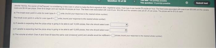 this is the full question Submit test The 10