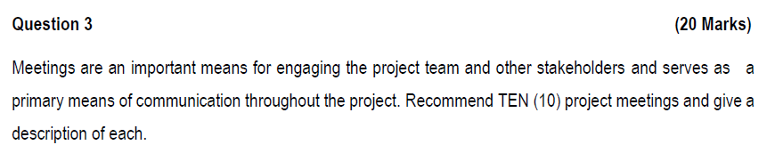 Meetings are an important means for engaging the