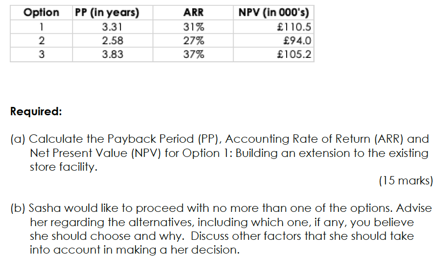 Sasha opened a vintage clothing store in