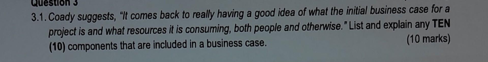 3.1. Coady suggests, "It comes back to really