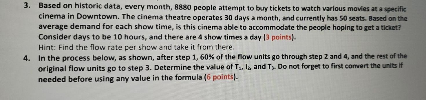 3. Based on historic data, every month, 8880