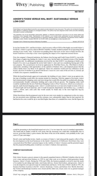 provide a (1-page) analysis of Askew's