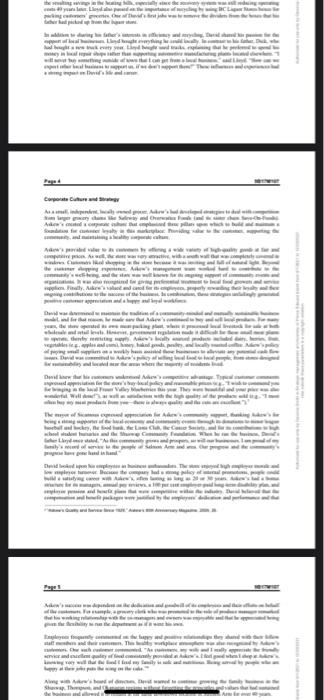 provide a (1-page) analysis of Askew's