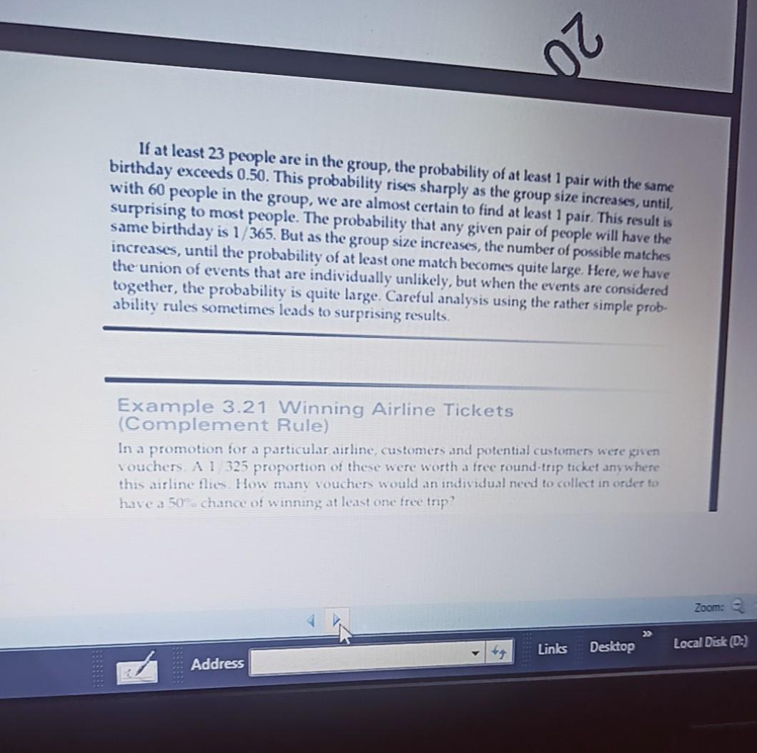 bnk 20 If at least 23 people are in the group,