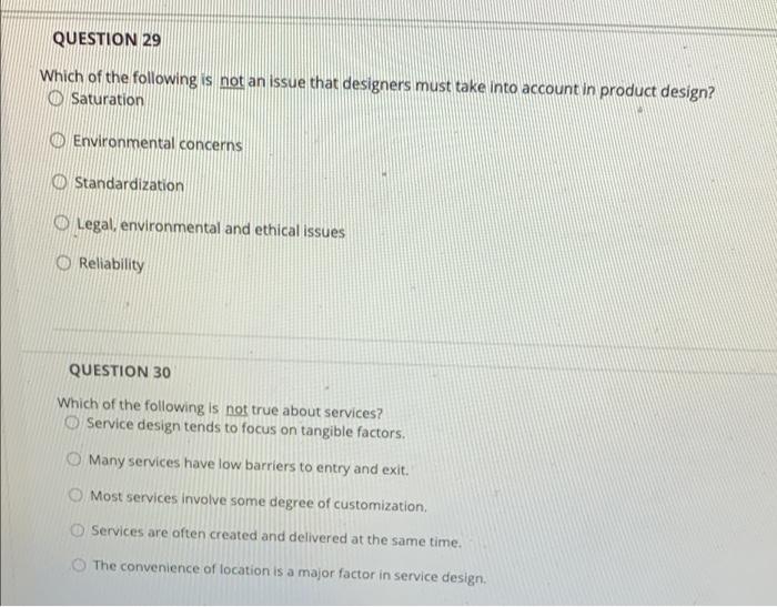 QUESTION 29 Which of the following is not an