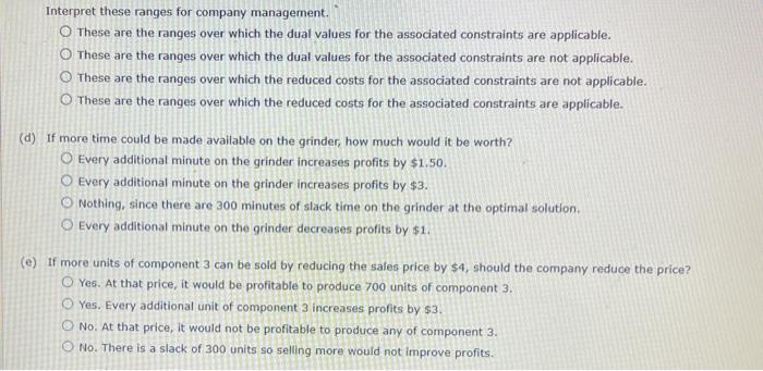 Vollmer Manufacturing makes three components for