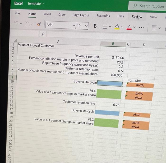 question 3 please!!! Excel Online Activity: VLC