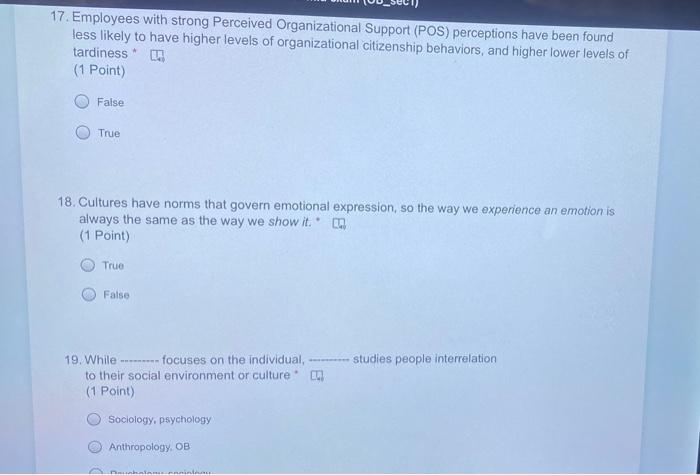 17. Employees with strong Perceived