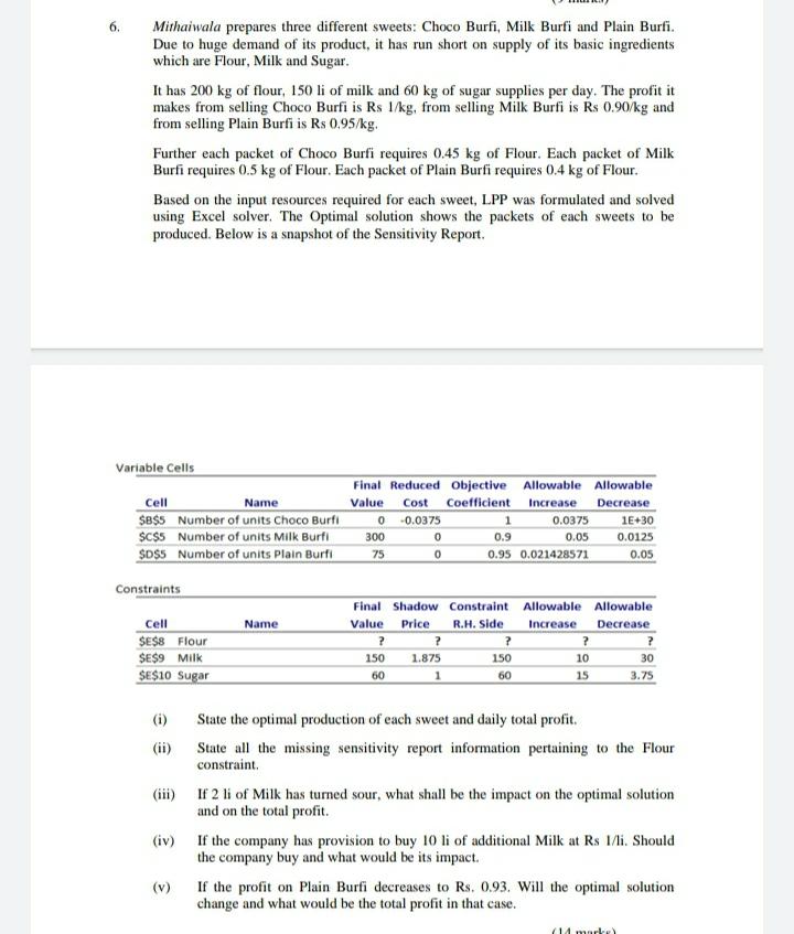 Mithaiwala prepares three different sweets: Choco