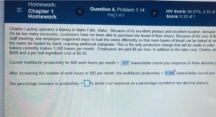 Homework: 3 Chapter 1 Homework Question 4,