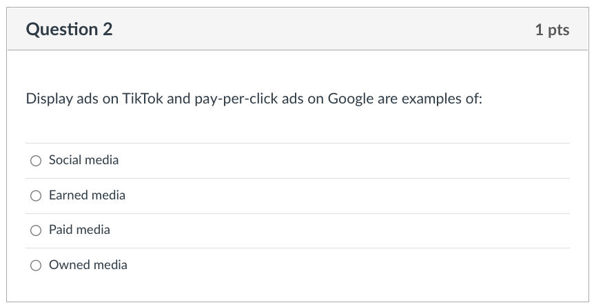 Display ads on TikTok and pay-per-click ads on