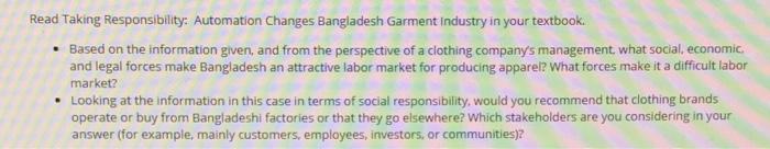 Read Taking Responsibility: Automation Changes