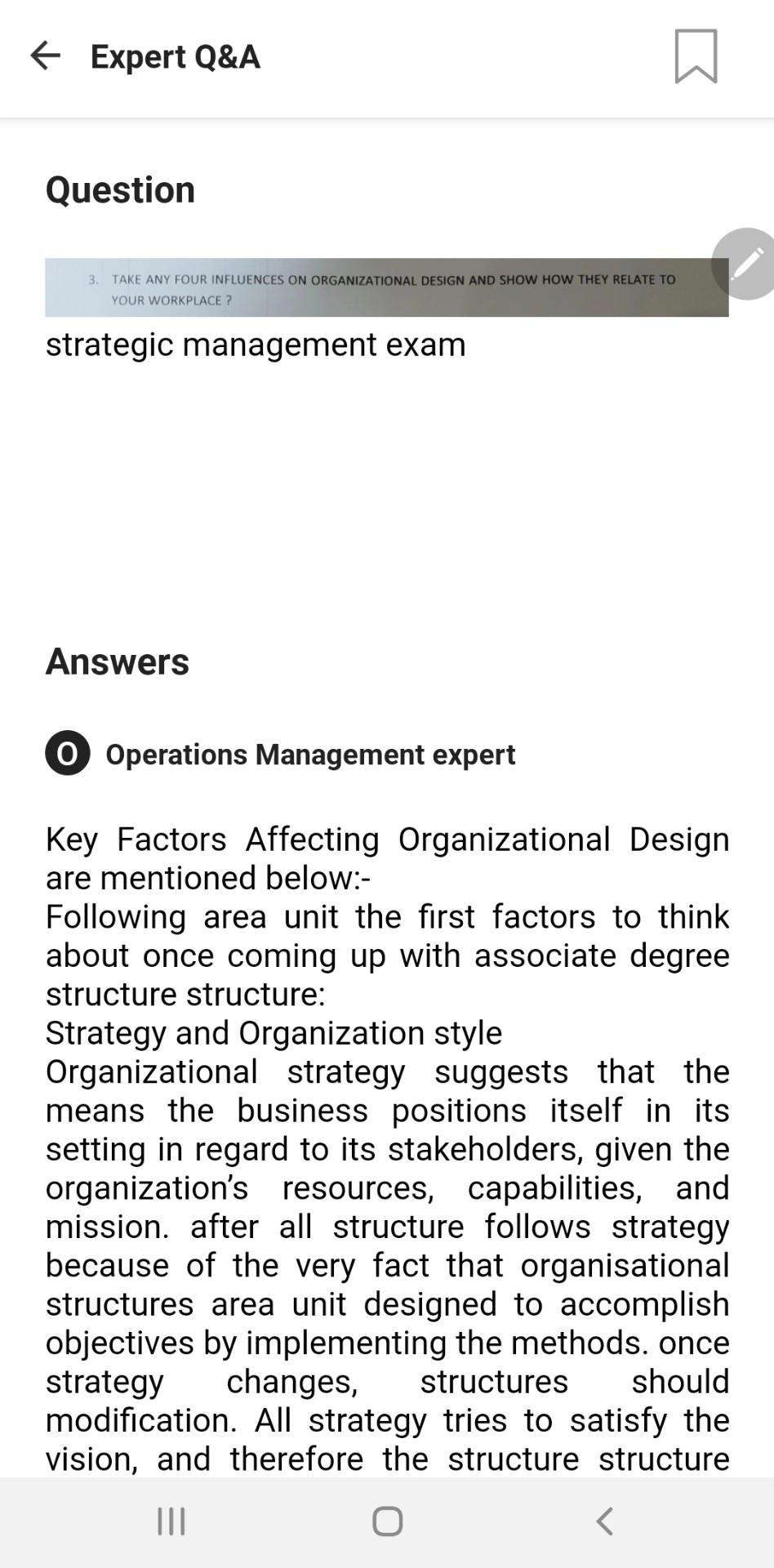 i need this question answer to be related to my