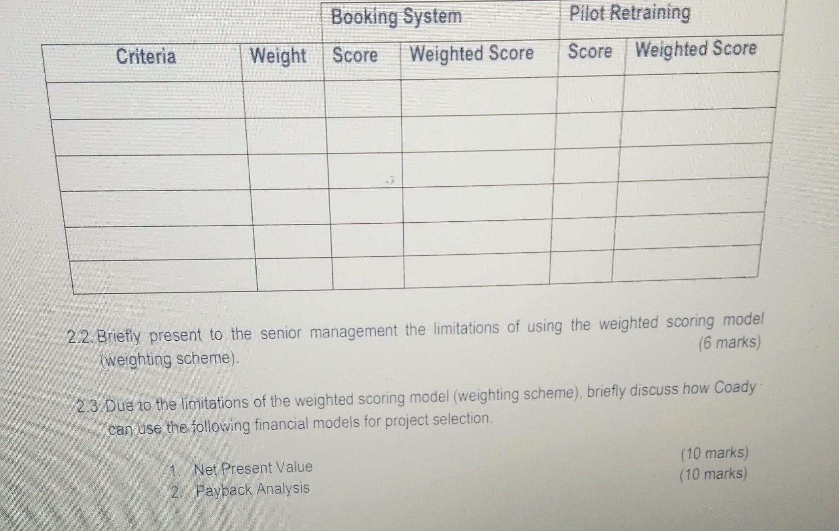 Read the case study below and answer ALL the