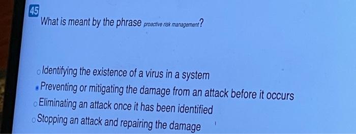 44 What is a defense against viruses, Trojans,